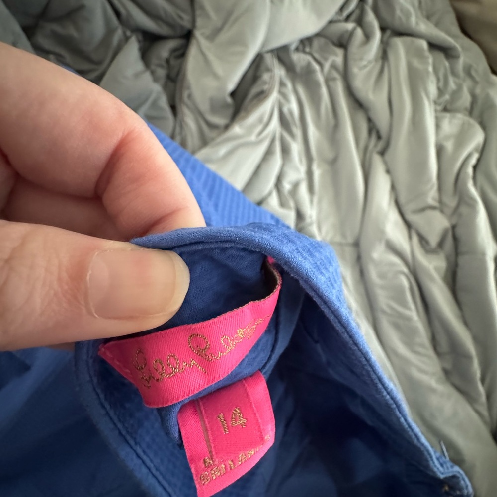 Lilly Pulitzer Royal Blue Dress with Pink Tag